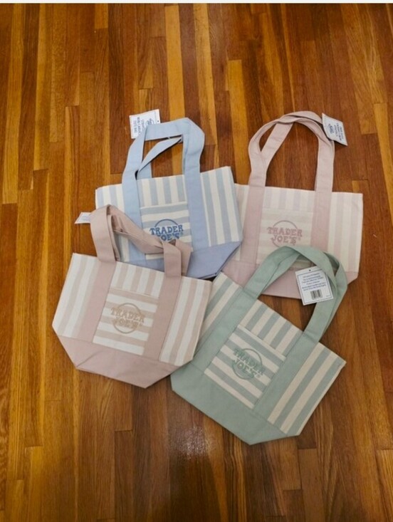 Trader Joe'S Handbags - Trader Joes Straps Mini Tote Set of 4 - Limited Edition BRAND NEW